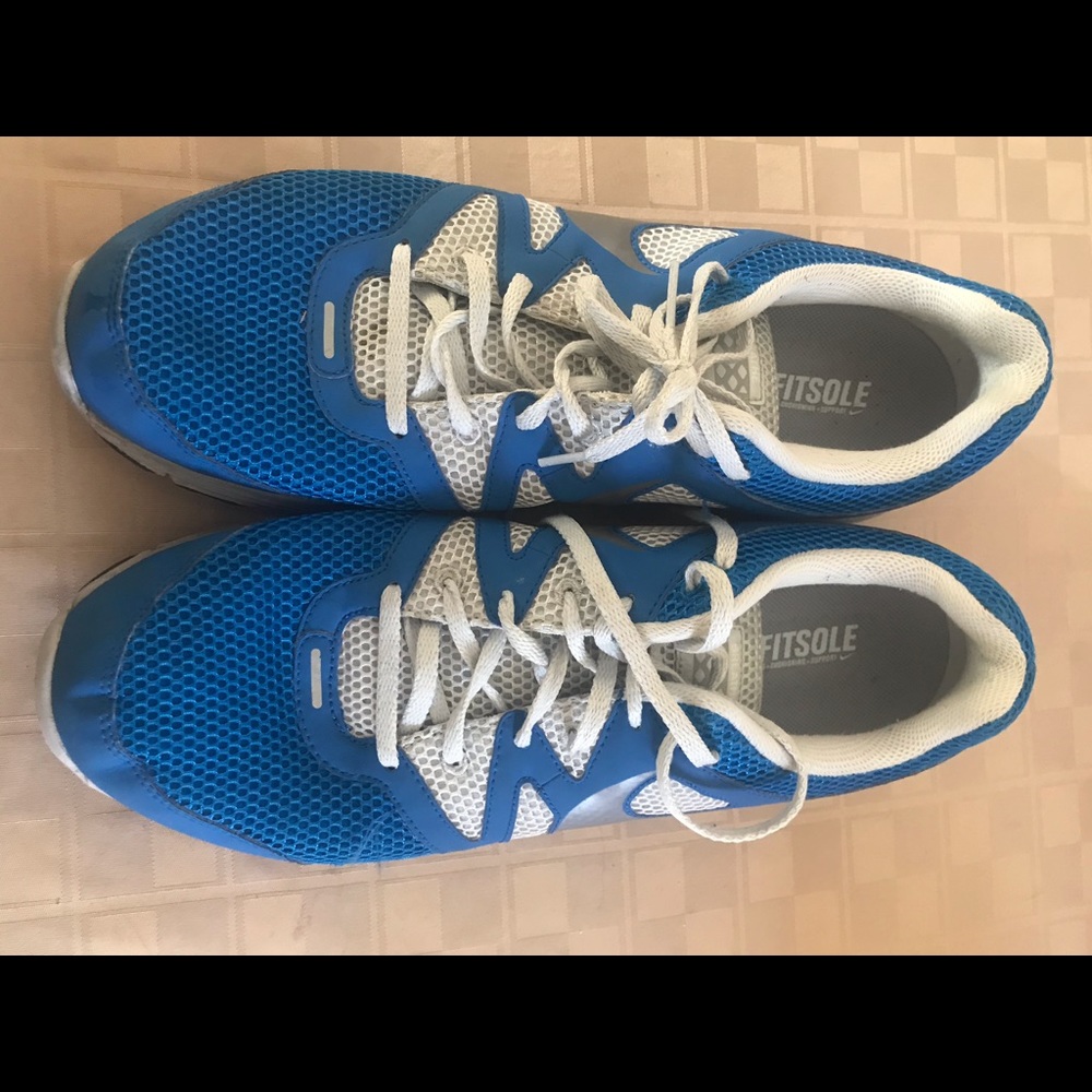 Nike Lunarfly 510792-400 Trail Running Blue Sz 14